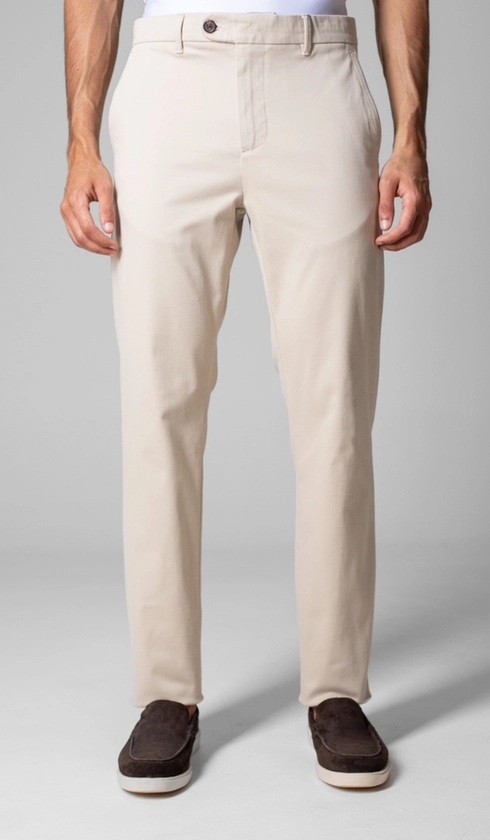 Calça de Sarja Bolso Faca com Stretch