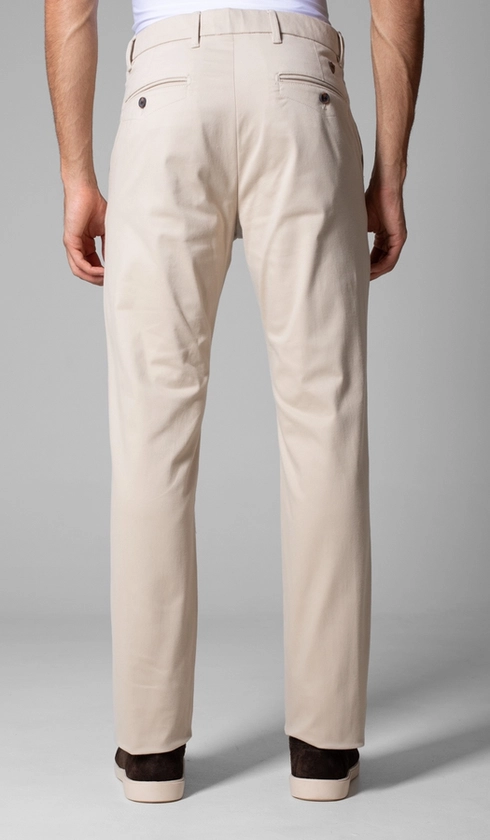 Calça de Sarja Bolso Faca com Stretch