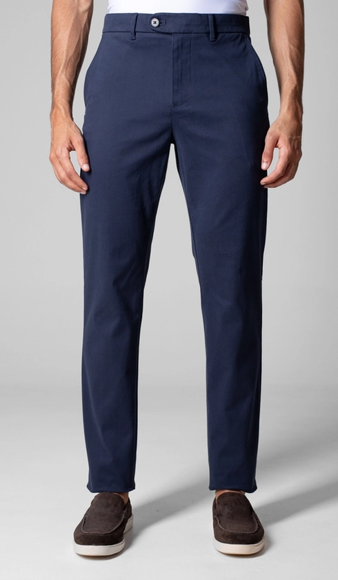 Calça de Sarja Bolso Faca com Stretch