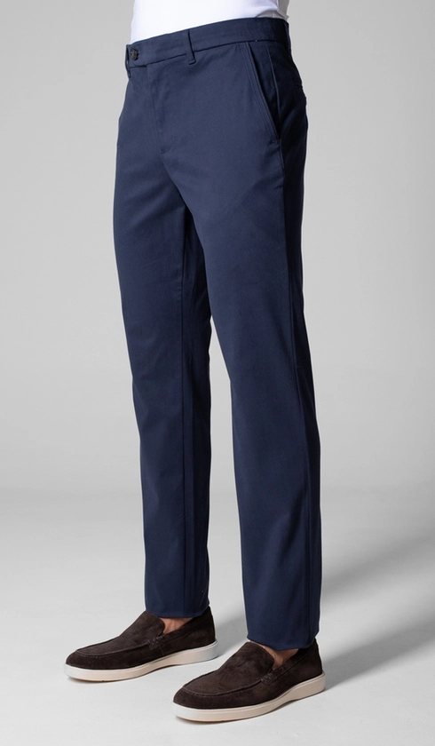 Calça de Sarja Bolso Faca com Stretch