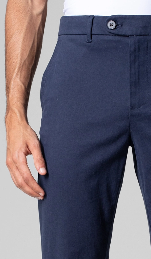 Calça de Sarja Bolso Faca com Stretch