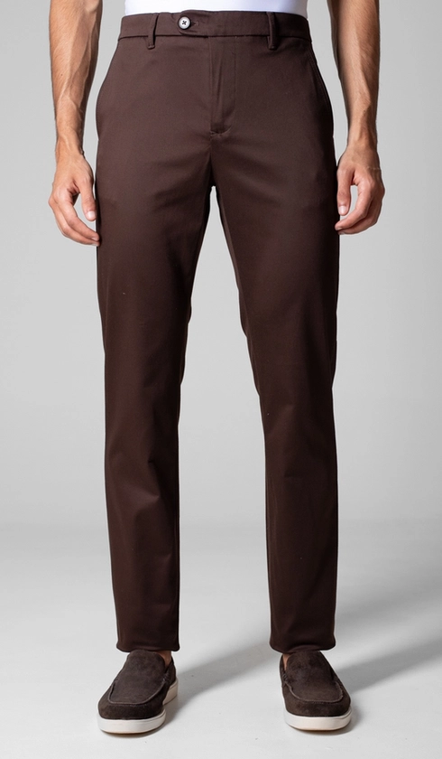 Calça de Sarja Bolso Faca com Stretch