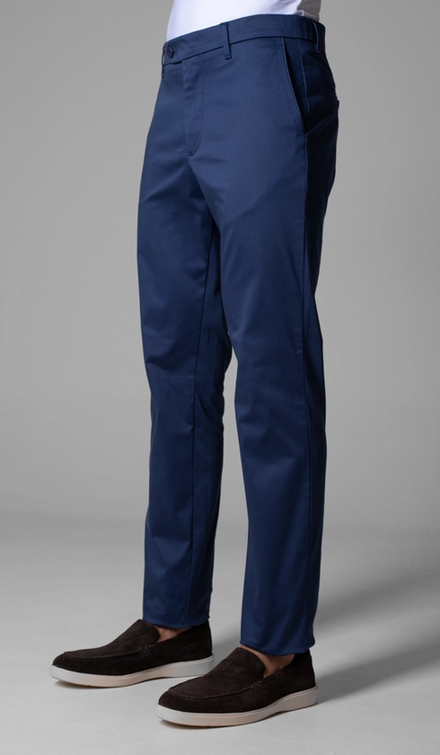 Calça de Sarja Bolso Faca com Stretch