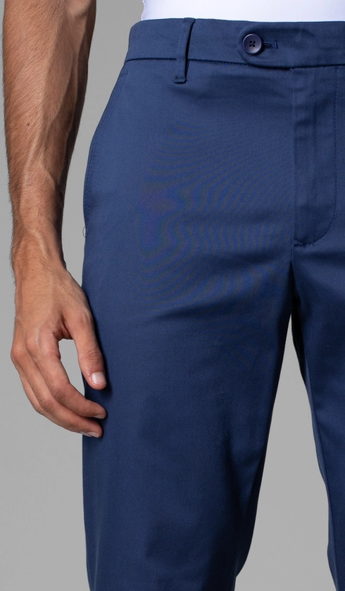 Calça de Sarja Bolso Faca com Stretch