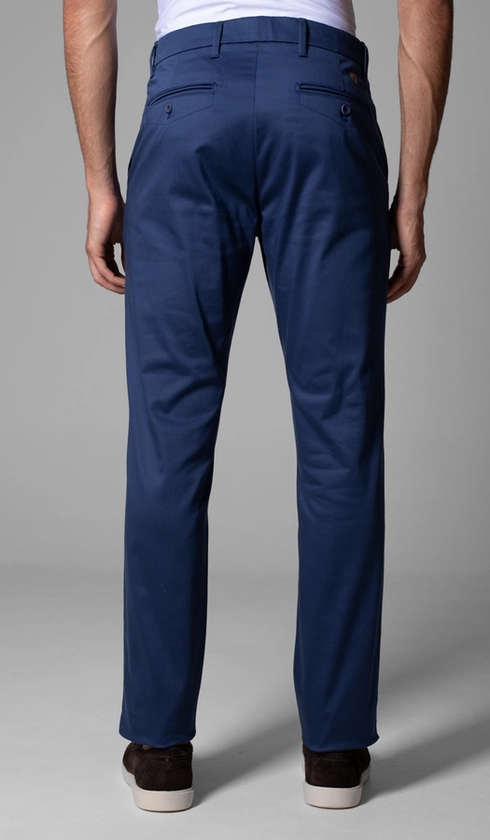 Calça de Sarja Bolso Faca com Stretch