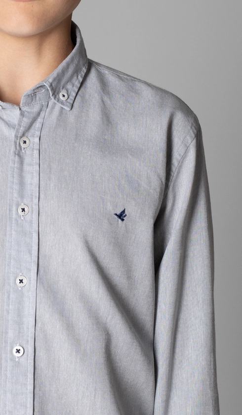 Camisa Manga Longa Oxford Button Down