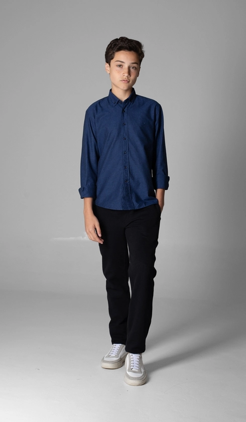 Camisa Manga Longa Oxford Button Down