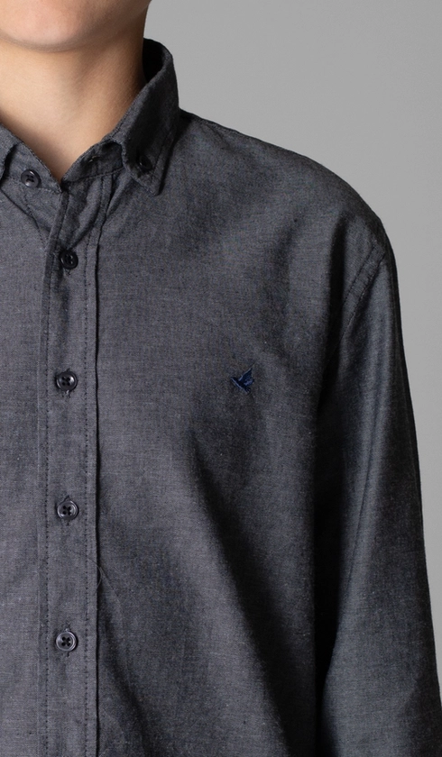 Camisa Manga Longa Oxford Button Down