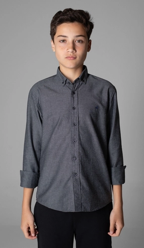 Camisa Manga Longa Oxford Button Down