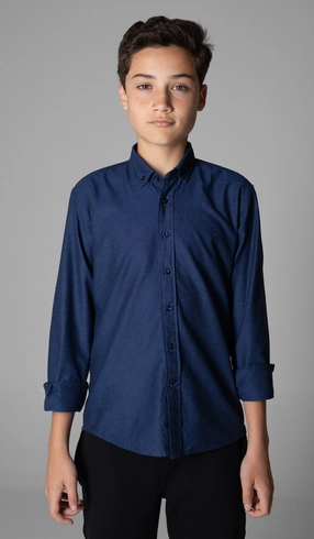 Camisa Manga Longa Oxford Button Down