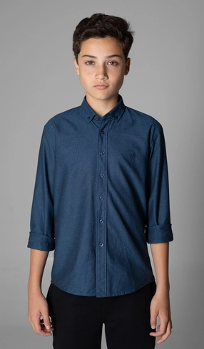 Camisa Manga Longa Oxford Button Down