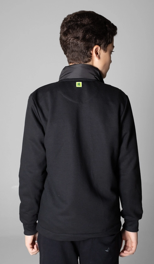 Jaqueta Moletom/nylon Gola Alta Matelasse