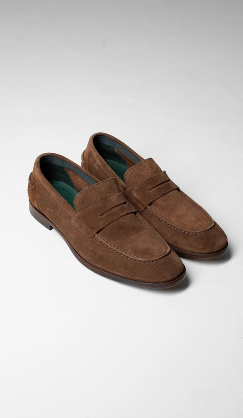 Sapato Mocassim Torino Gravata Camurça
