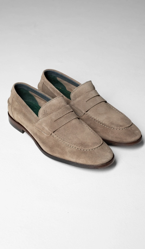 Sapato Mocassim Torino Gravata Camurça