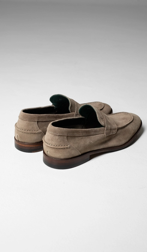 Sapato Mocassim Torino Gravata Camurça