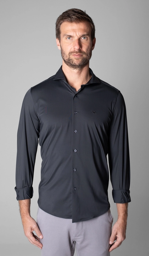 Camisa Manga Longa Lisa Malha Poliamida