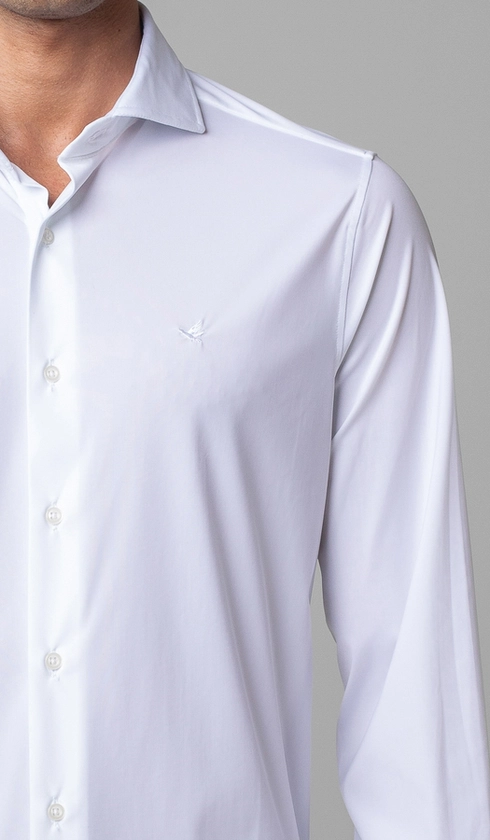 Camisa Manga Longa Lisa Malha Poliamida