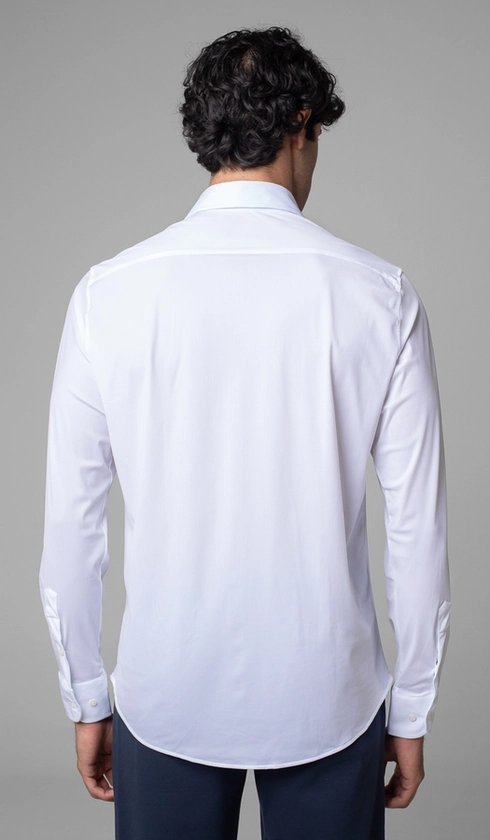 Camisa Manga Longa Lisa Malha Poliamida