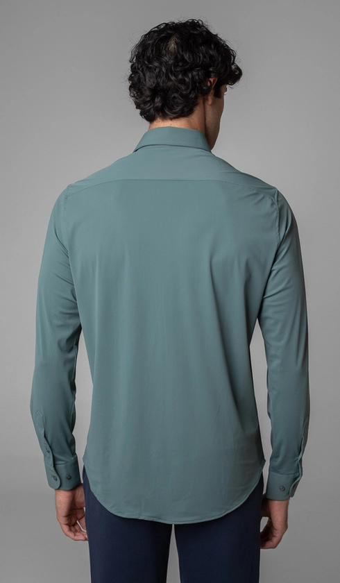 Camisa Manga Longa Lisa Malha Poliamida