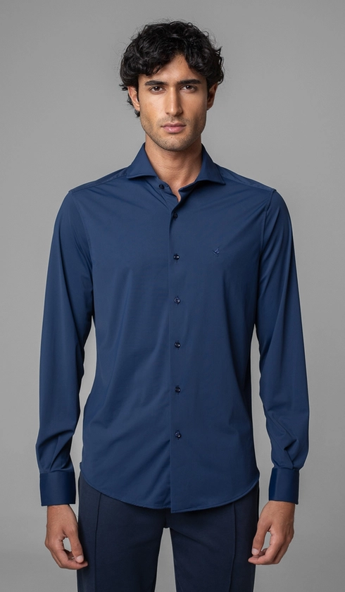Camisa Manga Longa Lisa Malha Poliamida