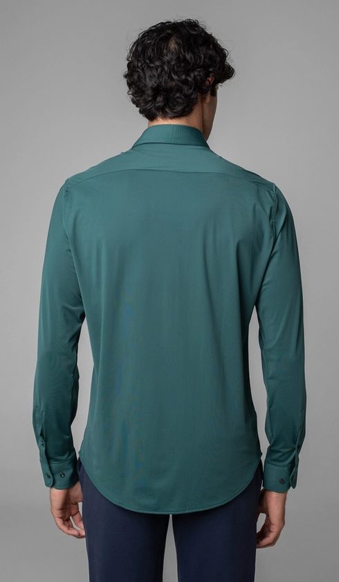 Camisa Manga Longa Lisa Malha Poliamida