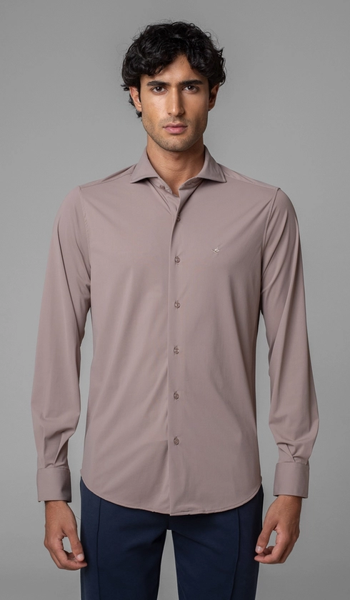 Camisa Manga Longa Lisa Malha Poliamida