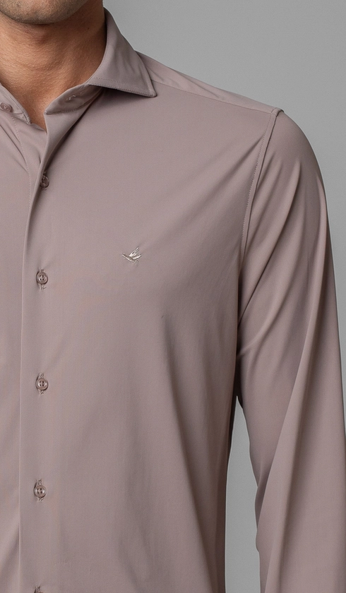 Camisa Manga Longa Lisa Malha Poliamida