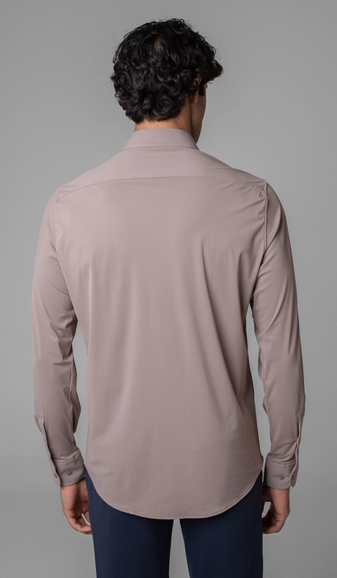 Camisa Manga Longa Lisa Malha Poliamida