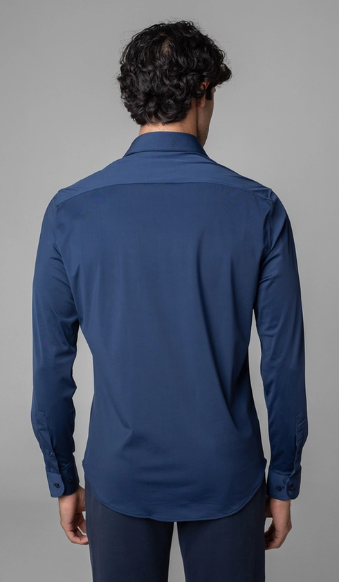 Camisa Manga Longa Lisa Malha Poliamida