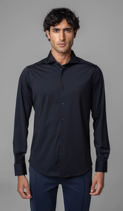 Camisa Manga Longa Lisa Malha Poliamida