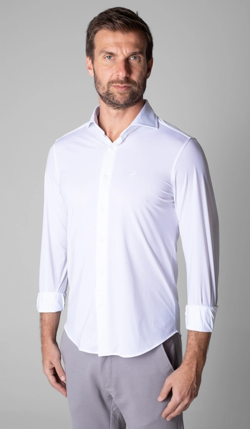 Camisa Manga Longa Lisa Malha Poliamida