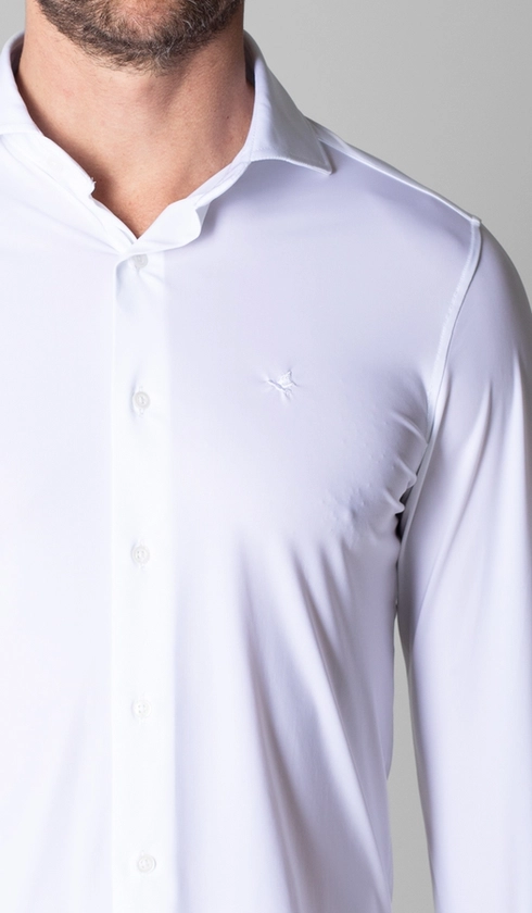 Camisa Manga Longa Lisa Malha Poliamida