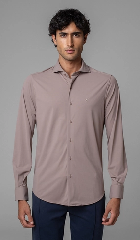 Camisa Manga Longa Lisa Malha Poliamida
