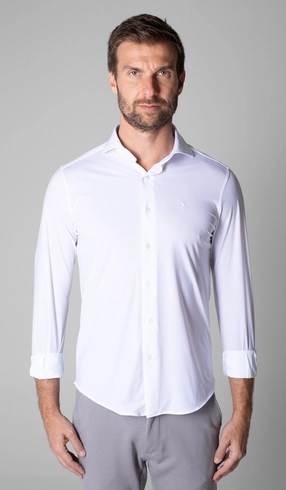 Camisa Manga Longa Lisa Malha Poliamida