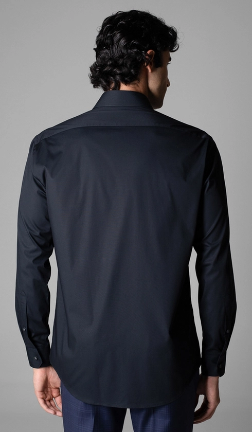 Camisa Manga Longa Lisa Slim Luthai