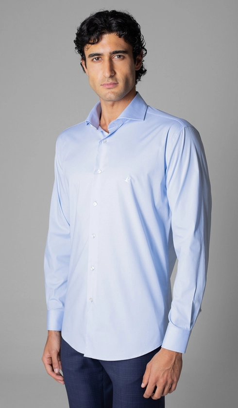 Camisa Manga Longa Lisa Slim Luthai