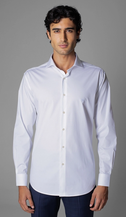 Camisa Manga Longa Lisa Slim Luthai