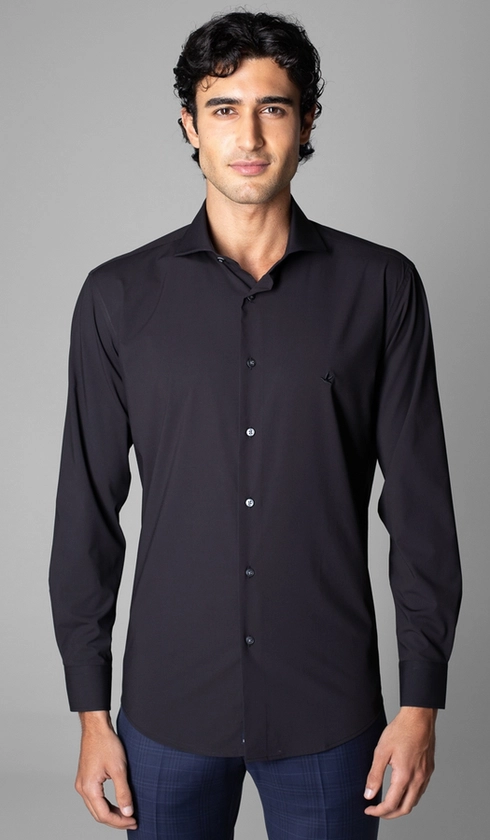 Camisa Manga Longa Lisa Slim Luthai