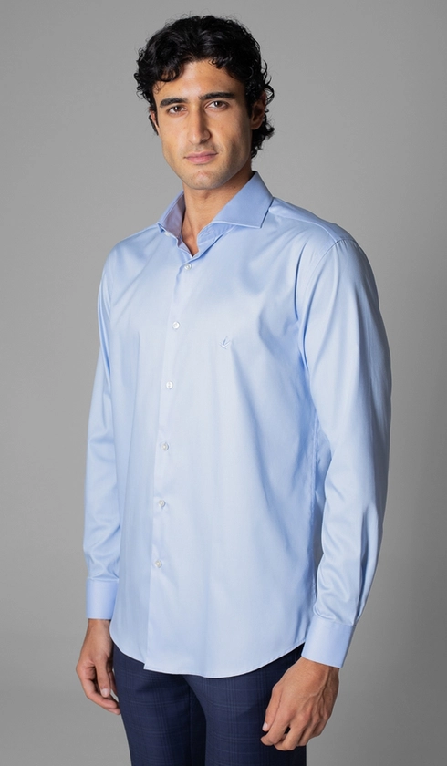 Camisa Manga Longa Lisa Slim Luthai
