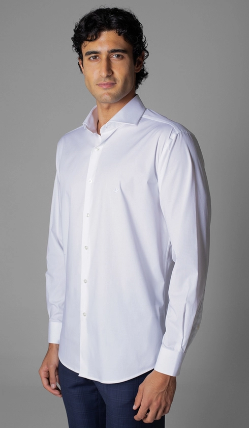 Camisa Manga Longa Lisa Slim Luthai