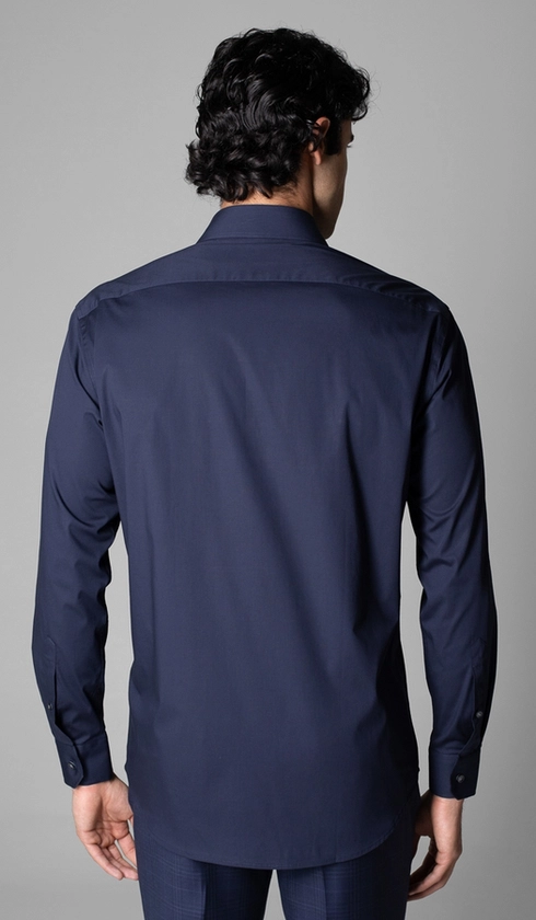 Camisa Manga Longa Lisa Slim Luthai