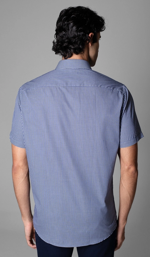 Camisa Manga Curta Xadrez Red