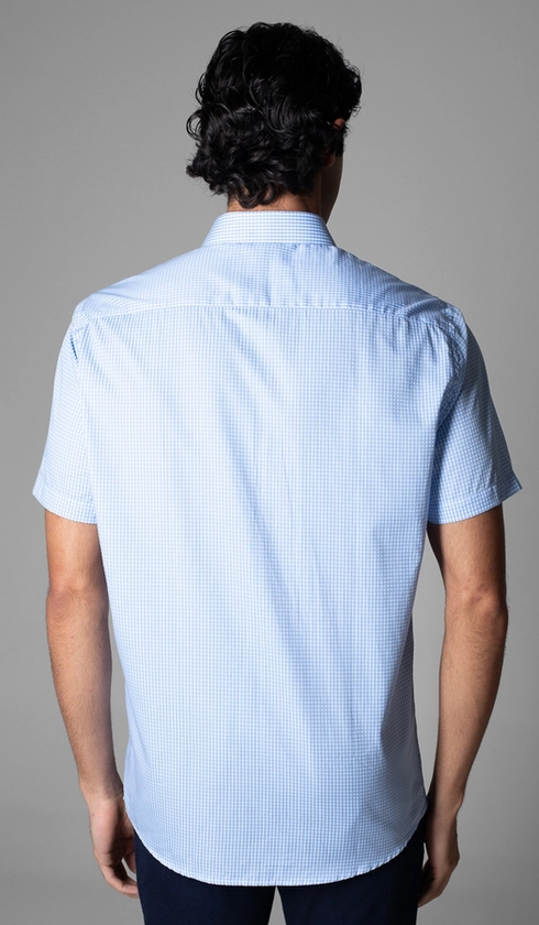Camisa Manga Curta Xadrez Red