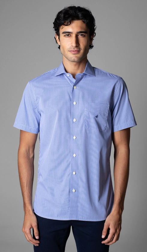 Camisa Manga Curta Xadrez Red