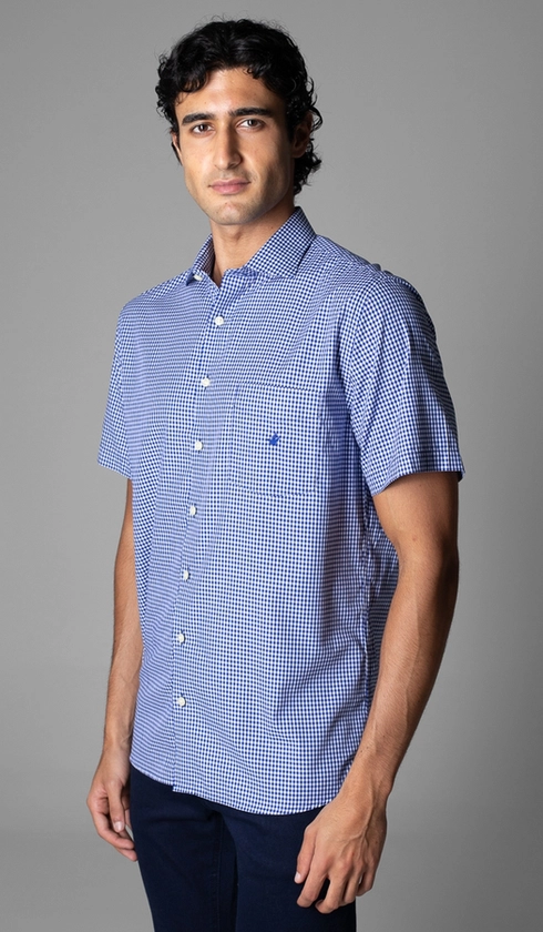 Camisa Manga Curta Xadrez Red