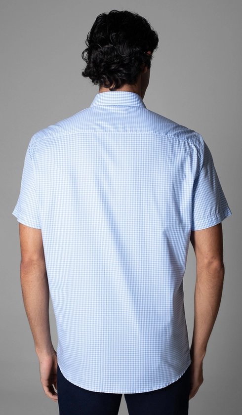 Camisa Manga Curta Xadrez Red