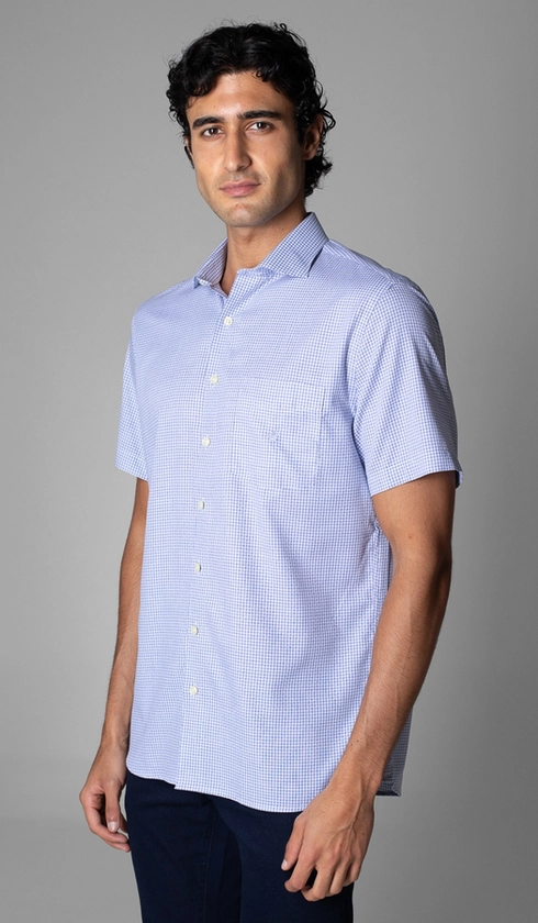 Camisa Manga Curta Xadrez Red