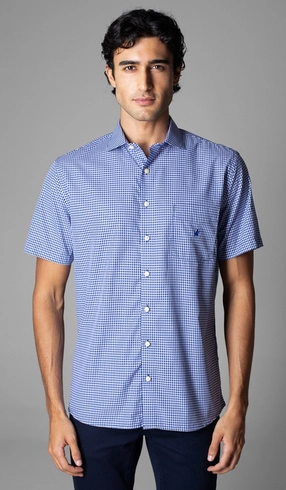 Camisa Manga Curta Xadrez Red