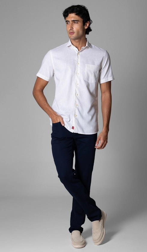 Camisa Manga Curta Listrada Red