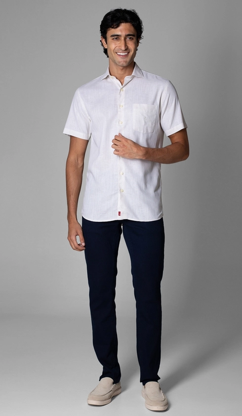 Camisa Manga Curta Listrada Red